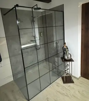 Dusche im Vintage-Look